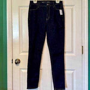 Old Navy Dark Blue Skinny Jeans NWT Women's 10 tall